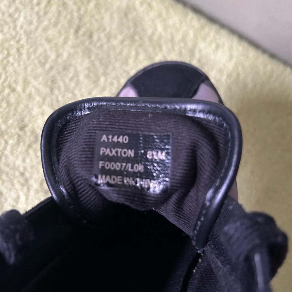 Coach Paxton Black and Multicolor Patterned Sneakers - Picture 12 of 14